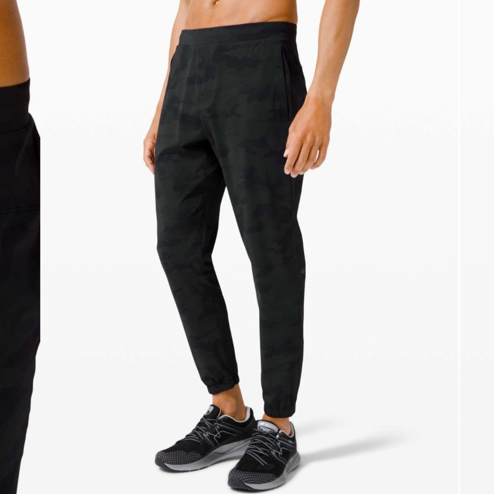 Lululemon Surge Jogger Shorter 27" Heritage 365 Camo Black Multi size Small